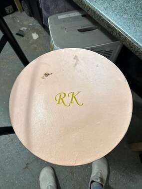 Vintage RK Porcelain Floral 12-Piece Tea Set in Original Silk Lined Box